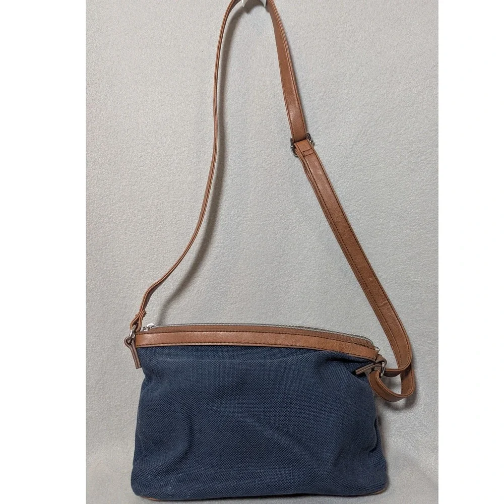 Relic Multi Color Stripe Denim Crossbody‎ Bag Shoulder Purse